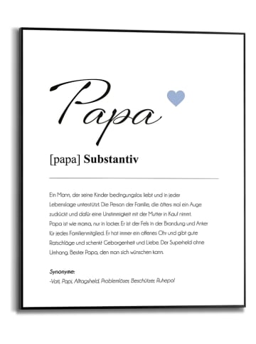 Orangewallz Gerahmter Kunstdruck "Papa"