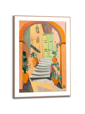 Orangewallz Gerahmter Kunstdruck