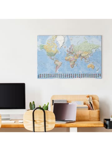 Orangewallz Kunstdruck "Worldmap"