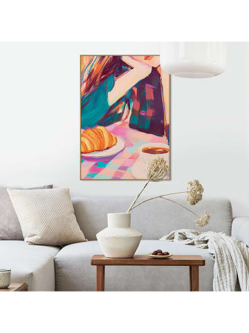 Orangewallz Gerahmter Kunstdruck "Breakfast Moment"