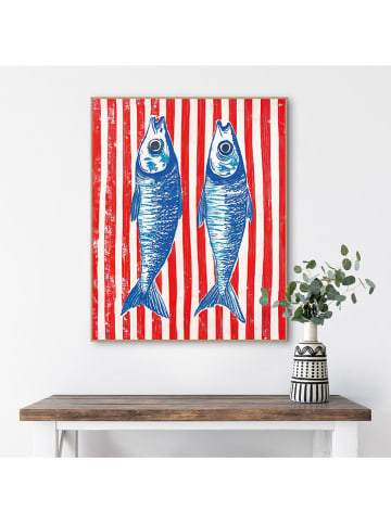 Orangewallz Gerahmter Kunstdruck "Sardines"