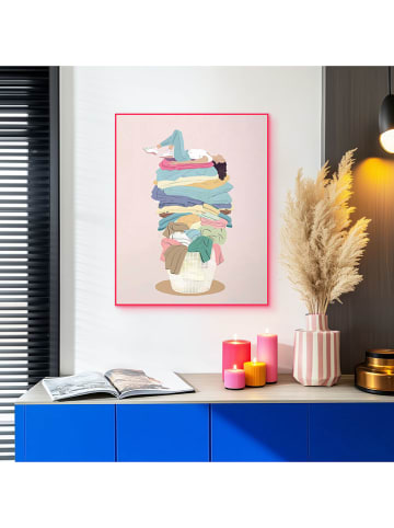 Orangewallz Gerahmter Kunstdruck "High Laundry"