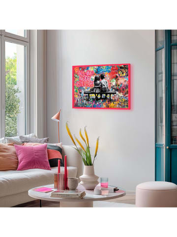 Orangewallz Gerahmter Kunstdruck "All You Need"