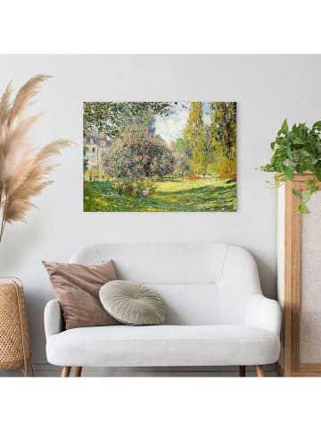 Orangewallz Gerahmter Kunstdruck "Claude Monet - parc Monceau"