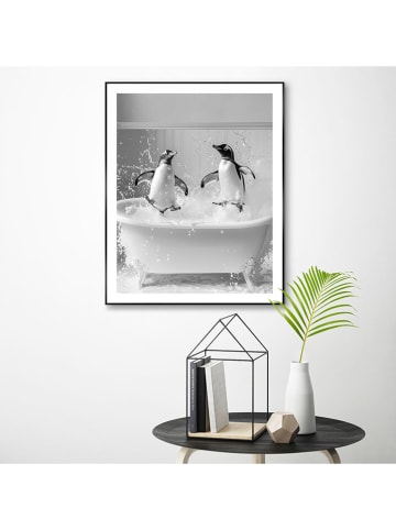 Orangewallz Gerahmter Kunstdruck "Bath Splash"