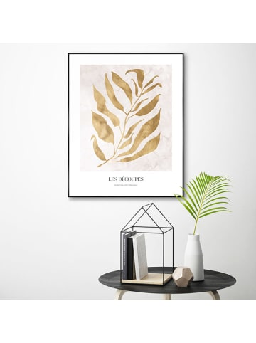 Orangewallz Gerahmter Kunstdruck "Stylish Leaf"