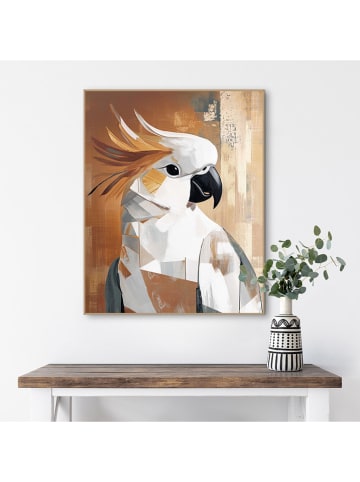 Orangewallz Gerahmter Kunstdruck "Natural Cockatoo"