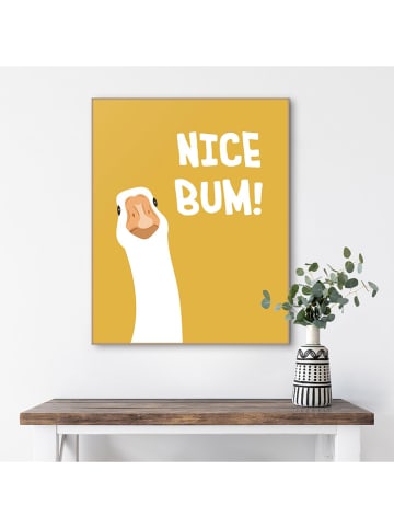 Orangewallz Gerahmter Kunstdruck "Nice Bum"