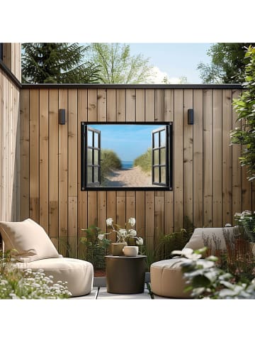 Orangewallz Outdoor-Kunstdruck "Beach View"