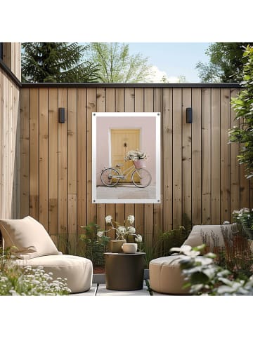 Orangewallz Outdoor-Kunstdruck "Pastel Bike"