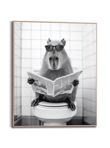 Orangewallz Ingelijste kunstdruk "Rodent Break"