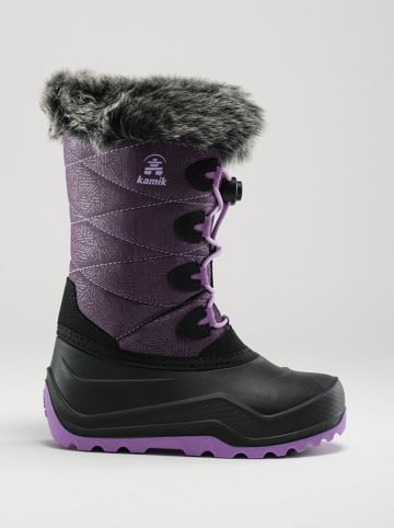 Kamik Kozaki zimowe "Snowangel" w kolorze fioletowym