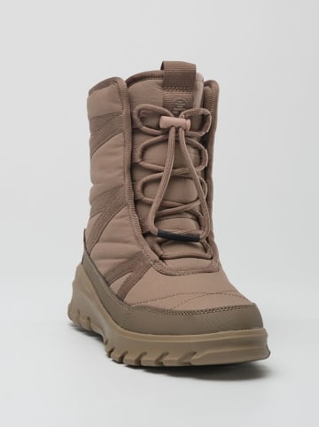 Kamik Botki zimowe "Snowdon" w kolorze jasnobrązowym