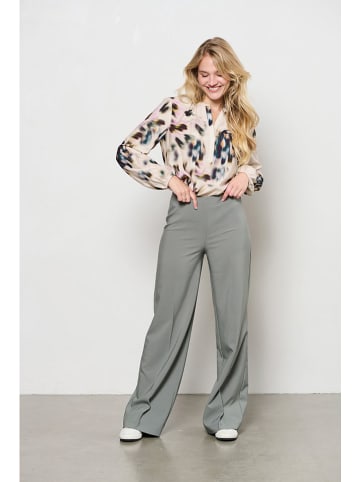 &Co Woman Blouse "Elsie" crème/blauw