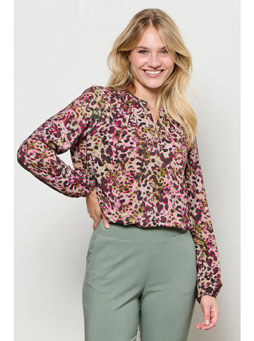 &Co Woman Bluse "Elsie" in Pink/ Khaki