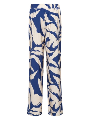 &Co Woman Marlenebroek blauw/wit