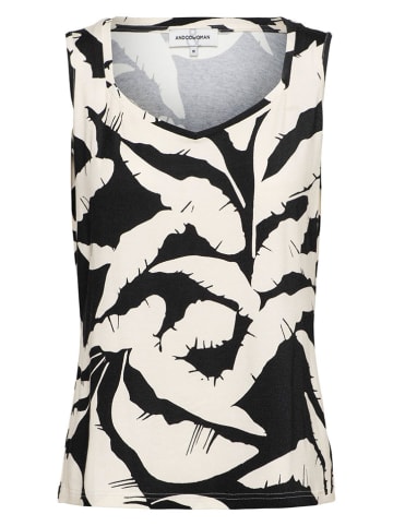 &Co Woman Top "Via" w kolorze czarno-białym