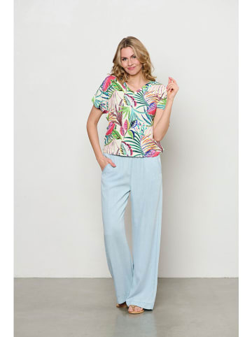 &Co Woman Blouse "Viana" wit/meerkleurig