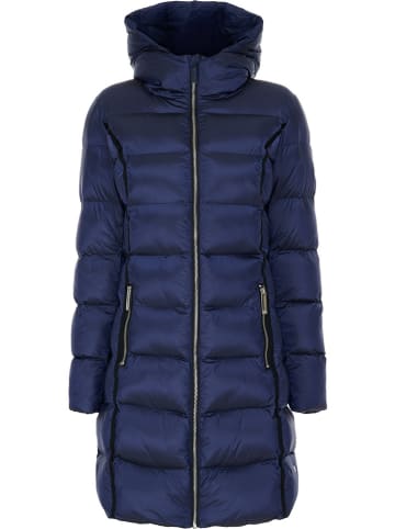 TicketWOMAN Płaszcz pikowany "Comada" w kolorze granatowym