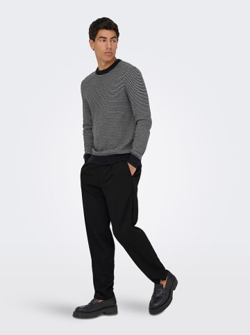 ONLY & SONS Chinobroek "Miro" - comfort fit - zwart
