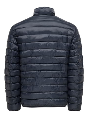 ONLY & SONS Kurtka pikowana "Gavin" w kolorze granatowym