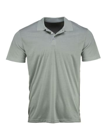 Traunstein Sport Functioneel poloshirt "Seekogel" grijsgroen