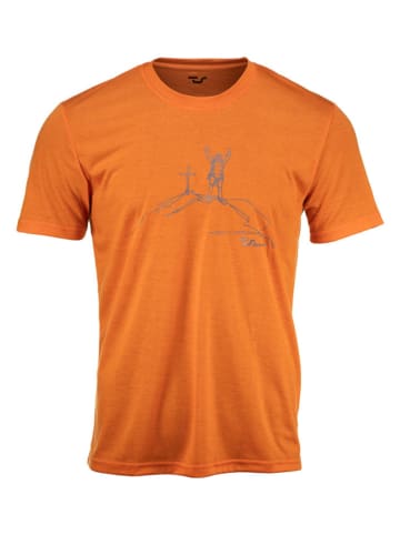 Traunstein Sport Functioneel shirt "Gipfelsieg" oranje