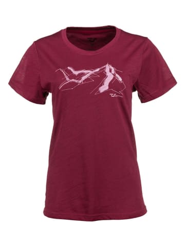 Traunstein Sport Functioneel shirt "Berg" bordeaux