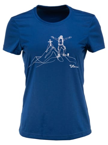 Traunstein Sport Functioneel shirt "Gipfelsieg" blauw