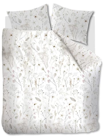 Beddinghouse Satin-Bettwäsche-Set "Emeli" in Weiß/ Beige