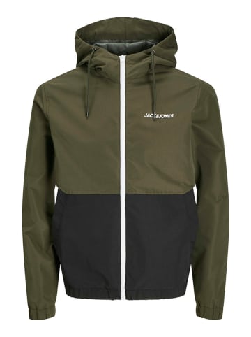 Jack & Jones Tusssenjas kaki/zwart