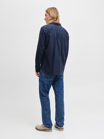 Jack & Jones Blouse - regular fit - donkerblauw