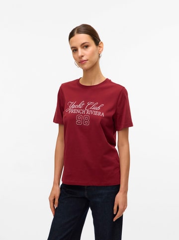 Vero Moda Koszulka w kolorze bordowym
