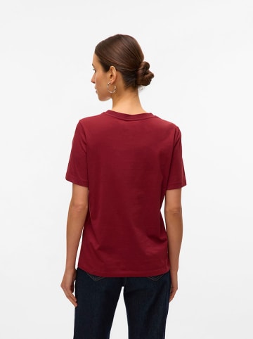 Vero Moda Koszulka w kolorze bordowym