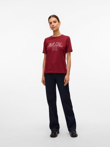 Vero Moda Shirt in Bordeaux