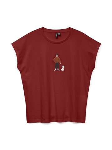 Vero Moda Shirt in Bordeaux