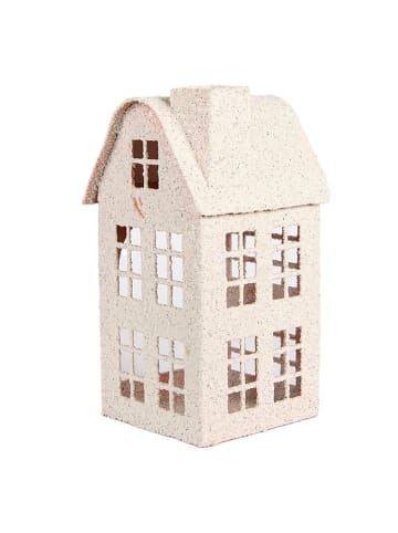 Clayre & Eef Świecznik w kolorze kremowym - 14 x 26 x 14 cm