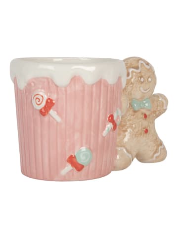 Clayre & Eef Kubek w kolorze jasnoróżowym - 350 ml