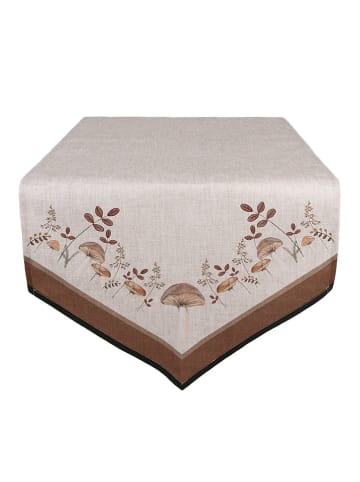 Clayre & Eef Tafelloper beige/lichtbruin - (L)160 x (B)50 cm