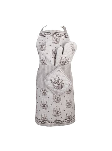 Clayre & Eef Schort beige - (L)85 x (B)70 cm