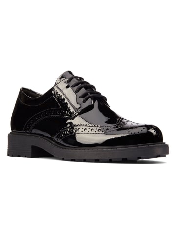 Clarks Leder-Schnürschuhe "Orinoco 2 Limit" in Schwarz