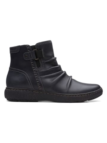 Clarks Leder-Boots "Caroline Orchid" in Schwarz
