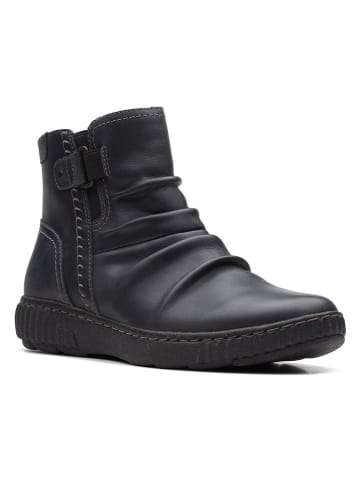 Clarks Leder-Boots "Caroline Orchid" in Schwarz