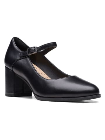 Clarks Leder-Pumps "Freva 55" in Schwarz