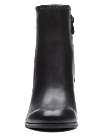 Clarks Skórzane botki "Freva 85" w kolorze czarnym