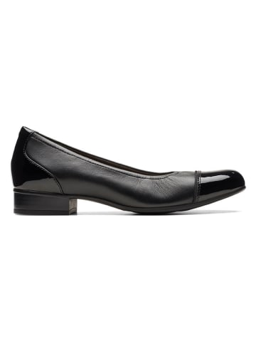 Clarks Leder-Ballerinas "Juliet Step" in Schwarz