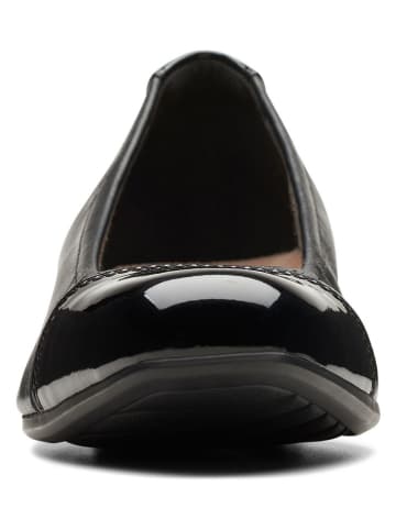 Clarks Leder-Ballerinas "Juliet Step" in Schwarz