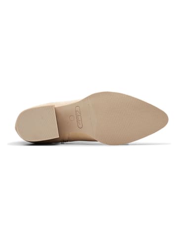Clarks Leder-Stiefeletten "Elder Rae" in Beige
