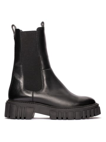 Clarks Skórzane sztyblety "Page" w kolorze czarnym