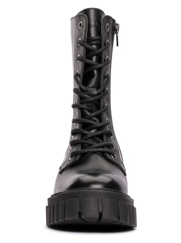 Clarks Leder-Boots "Page" in Schwarz